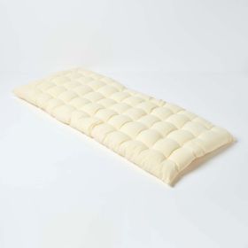 Cream Bench Cushion