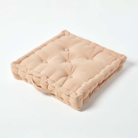 Cotton Natural Beige Floor Cushion