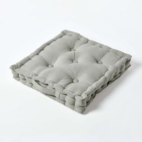Cotton Grey Floor Cushion