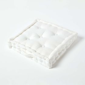 Cotton Off White Floor Cushion