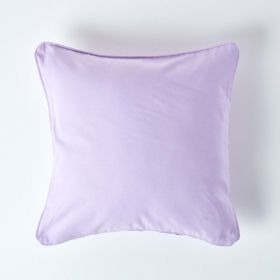 Cotton Plain Mauve Cushion Cover