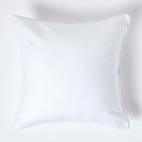 Cotton Plain White Cushion Cover