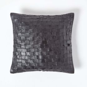 40cm x 40cm Basket Weave Life Real Photo Suede Cushion Cover 