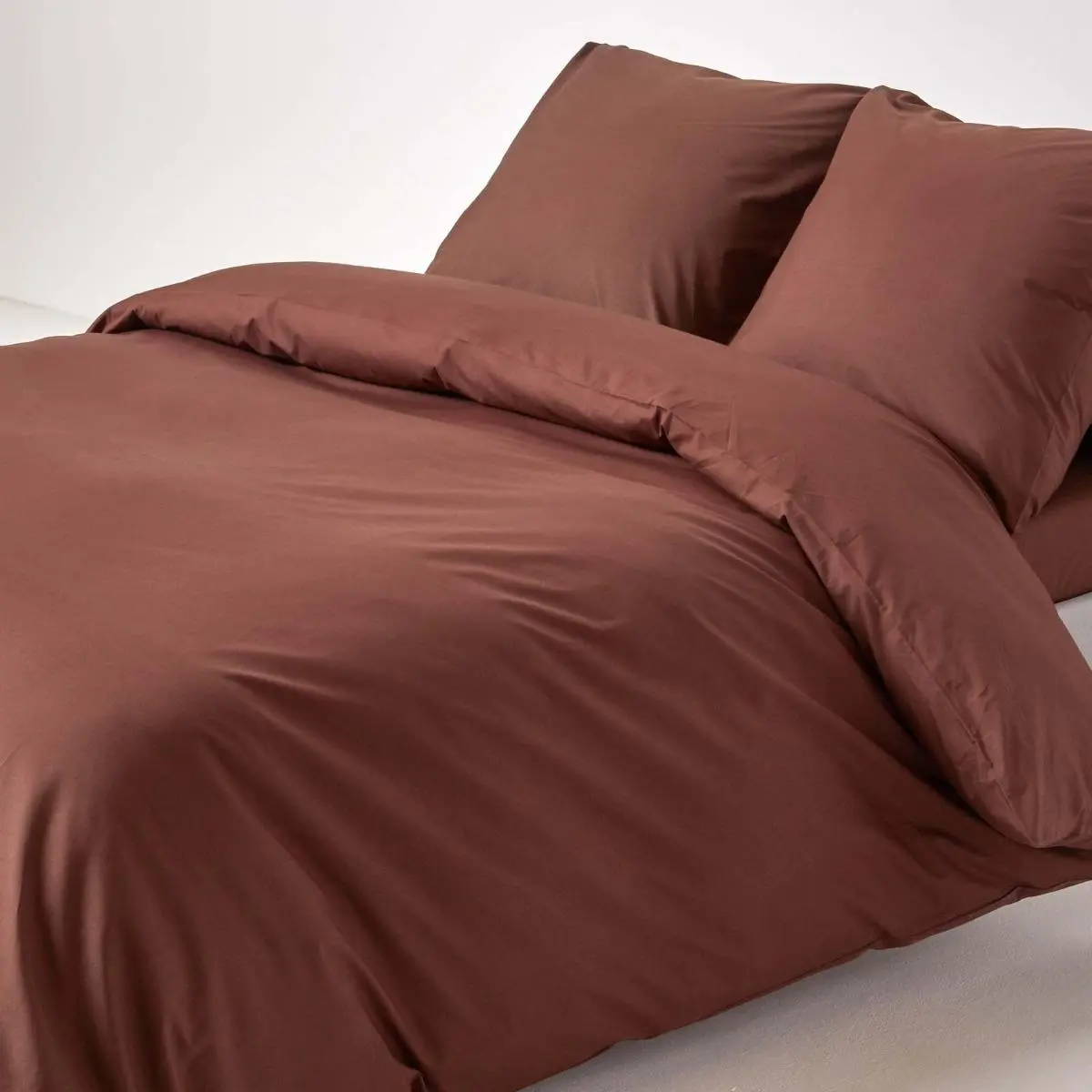 Chocolate Continental Egyptian Cotton, Chocolate Duvet Cover Set