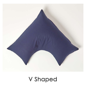 v shaped pillowcases